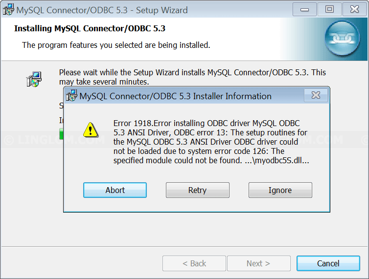 32-bit mysql odbc driver version 5.1.8